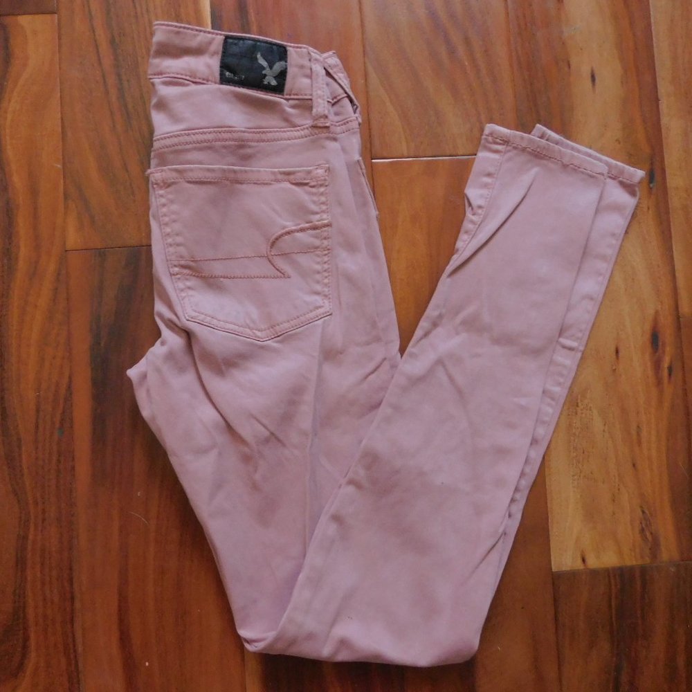 Ballerina pink skinny jeggings